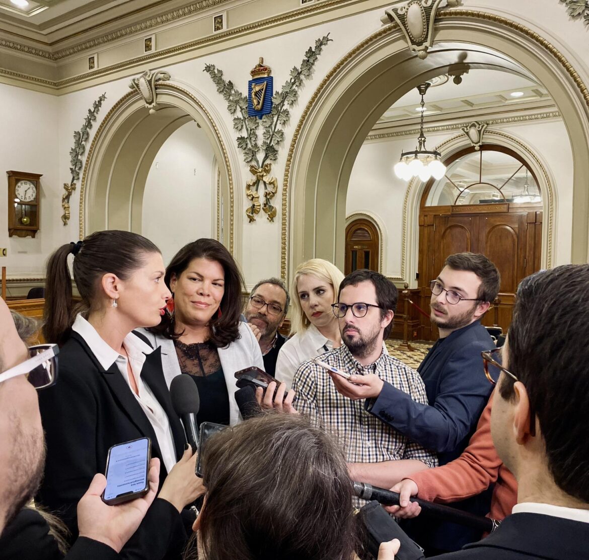 Geneviève Guilbault – Mêlée de presse – CHLC