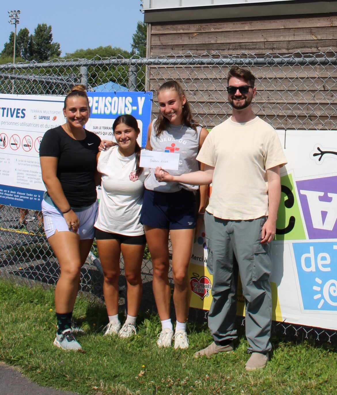 Ann-Marie Coulombe, Annabelle Gendron, Gabrielle Morin et William Vézina